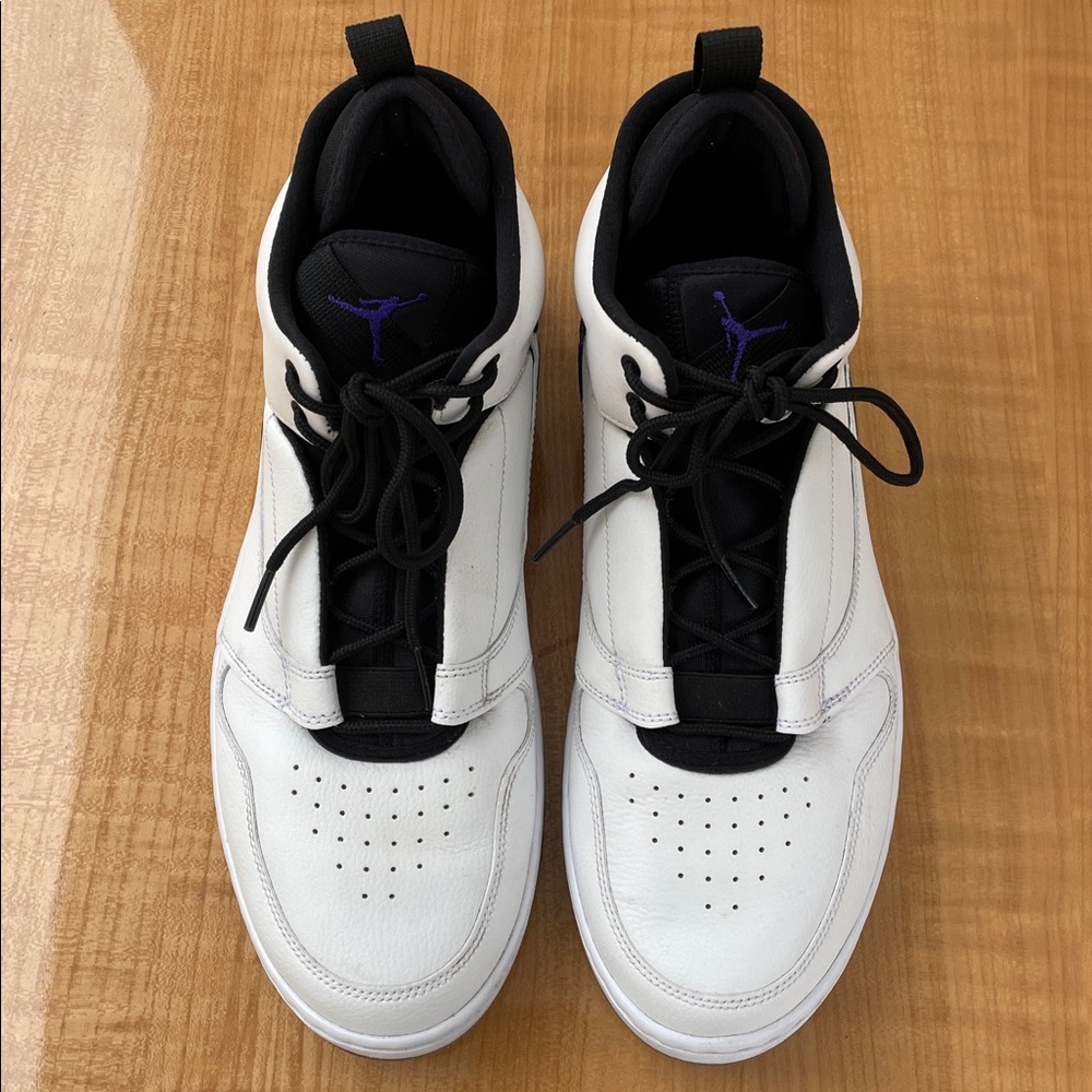 Air Jordan Men’s Fadeaway White Concord Shoes Size 13